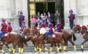 Presidente Ollanta Humala encabezó ceremonia de cambio de guardia montada en Palacio de Gobierno por el día del padre