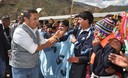 Presidente Ollanta Humala, presento programa 'Rutas Solidarias: bicicletas rurales para llegar a la escuela'en andahuaylas