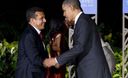 Ollanta Humala, saluda a su homólogo estadounidense, Barack Obama, en APEC