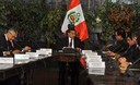 Presidente Ollanta Humala se reúne con autoridades de la provincia Constitucional del Callao en palacio de gobierno