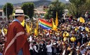 Presidente Ollanta Humala entregó títulos de propiedad a agricultores y anunció 100 millones de soles al Agrobanco, en Huaraz