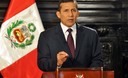 Mensaje a la nación del Presidente Ollanta Humala desde palacio de gobierno