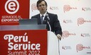 Ministro de Comercio Exterior y Turismo, José Luis Silva, inaugura Peru Service Summit 2012