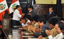 Presidente Ollanta Humala  participó en la ceremonia de suscripción de convenios de financiamiento de proyectos de inversión pública