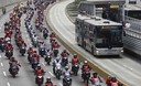 Miles de motocicletas realizaron caravana en Lima por Fiestas Patrias