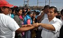 Presidente Ollanta Humala participó en la ceremonia de inauguración de pistas, veredas en San Martín de Porres
