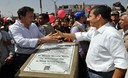 Presidente Ollanta Humala participó en la ceremonia de inauguración de pistas, veredas en San Martín de Porres