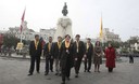 Susana Villarán, preside en la Plaza San Martín actos públicos por el 191 aniversario de la Declaración de la Independencia del Perú