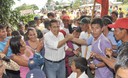 El presidente Ollanta Humala es bien recibido en Loreto