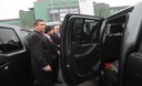 Ministro del Interior, Wilver Calle, entregó esta mañana vehículos para la Discamec