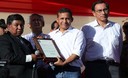 Presidente Ollanta Humala participó en acción civica en el distrito de Omate, en el departamento de Moquegua