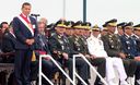 El presidente de la República, Ollanta Humala Tasso, participa en la ceremonia por el 23 aniversario de creación de la Policía Nacional del Perú, en Chorrillos