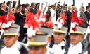El presidente de la República, Ollanta Humala Tasso, participa en la ceremonia por el 23 aniversario de creación de la Policía Nacional del Perú, en Chorrillos