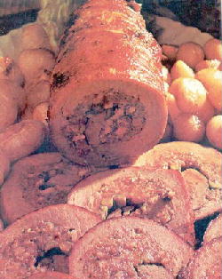 Enrrollado de pulpa de chorizo