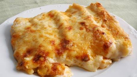 Canelones con chorizo