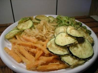 Tempura de vegetales