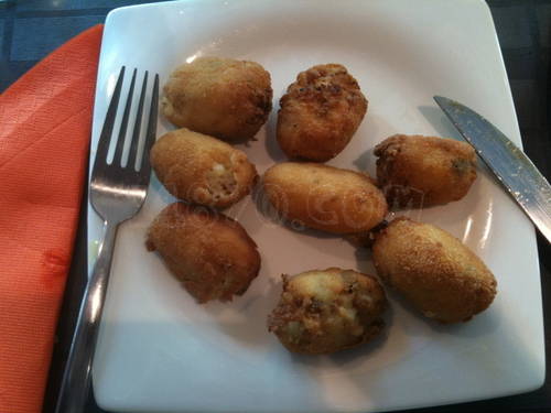 Croquetas de cecina