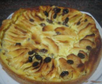 Tarta normanda de manzanas