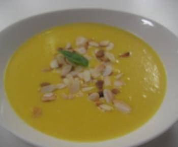 Crema de zanahorias y puerro