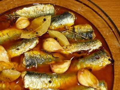 Anchoas en escabeche