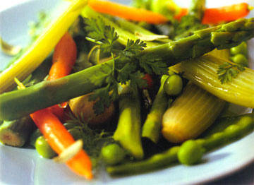 Ensalada de verduras baby