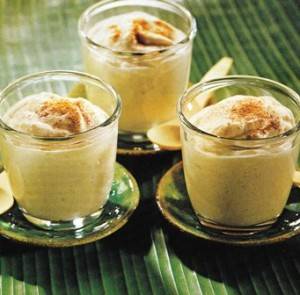 Mousse de plátano