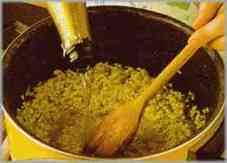 Arroz al champagne