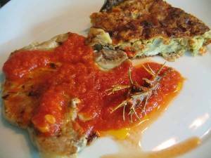 Chuletas con tomate