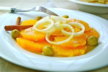 Ensalada de naranja y cebolla