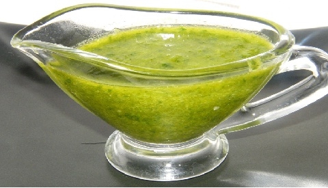 Salsa de Perejil para Mariscos o Pescado