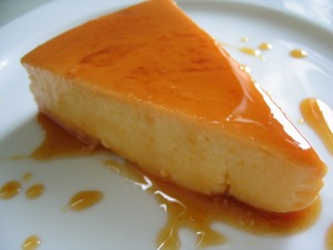 Flan de queso