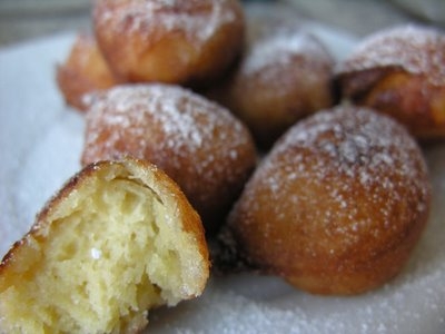 Buñuelos de manzana al jerez