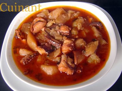 Sopa de pulpo