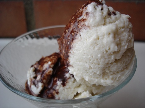 Helado de coco