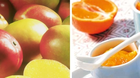 Batido de mango y mandarina