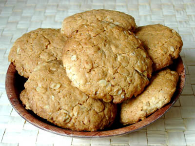 Galletas de avena y manzana