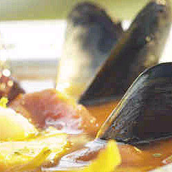 Mejillones al vino blanco