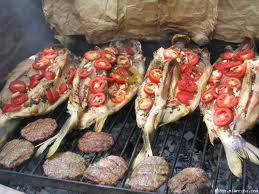 Pescado picante a la parrilla