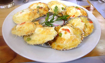 Conchitas a la parmesana