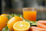 Bebida de naranja y zanahoria