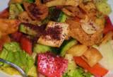 Ensalada con pan tostado (Fattoush)