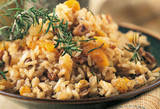 Arroz pilaf con frutos secos