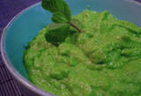 Puré de guisantes a la menta