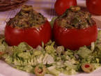 Tomates rellenos a la italiana