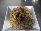 Arroz frito con higaditos y molleja