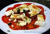 Tomates con queso al horno