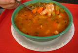 Caldo de camarón