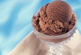 Helado de chocolate amargo