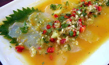 Tiradito de Lenguado